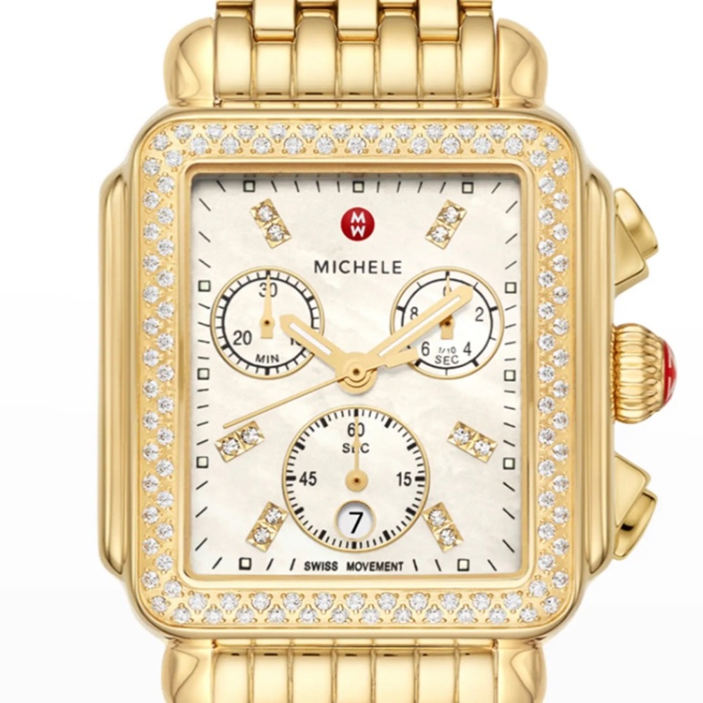 Michele deco diamond watch - Picture 1 of 12